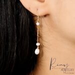 boucles Perles D'ange En Or 18K