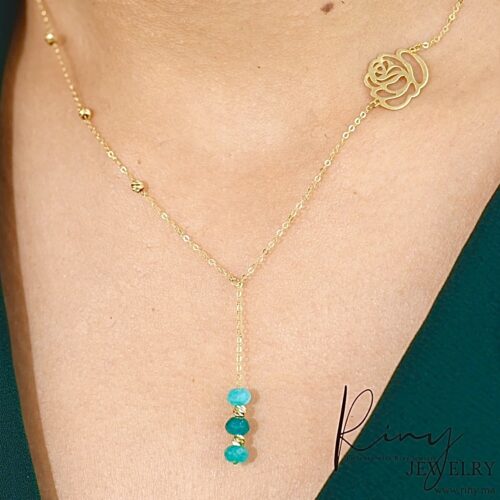 Collier Dahlias En Or 18K